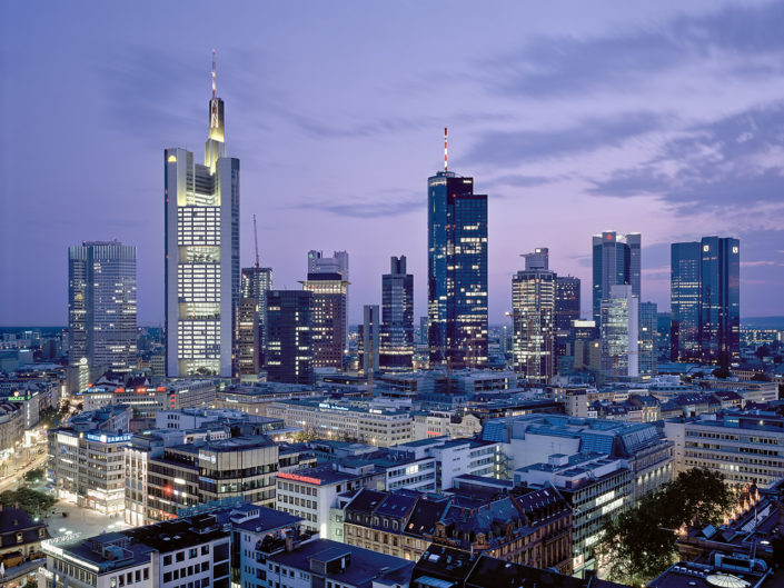 Skyline Frankfurt a. Main || Guido Erbring, Architekturfotograf und Drohnenfotograf, Köln Deutschland || Architekturfotografie || Architectural Photography || Drohnenfotografie || Drone Photography