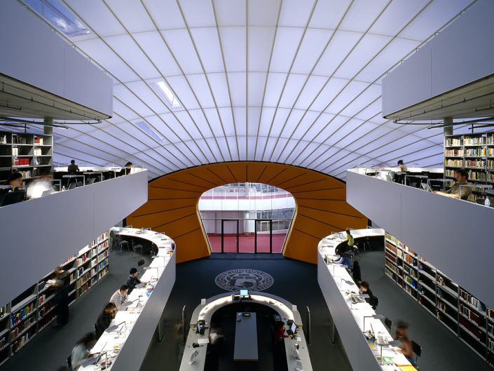 Philologische Bibliothek der Freien Universität Berlin, Deutschland || Guido Erbring, Architekturfotograf und Drohnenfotograf, Köln