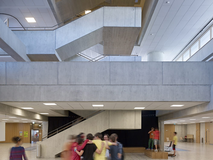 Rotteck Gymnasium, Freiburg, Deutschland || Guido Erbring, Architekturfotograf und Drohnenfotograf, Köln Deutschland || Architekturfotografie || Architectural Photography || Drohnenfotografie || Drone Photography