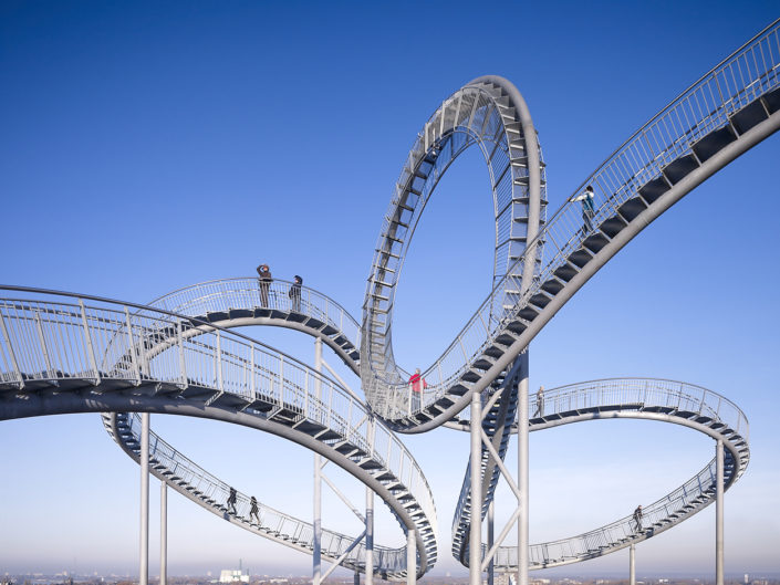 Tiger & Turtle Magic Mountain, Duisburg von Guido Erbring || Architekturfotograf und Drohnenfotograf mit Basis in Köln, Deutschland || Architectural Photography || Portfolio of the german Architectural Photographer Cologne Germany.