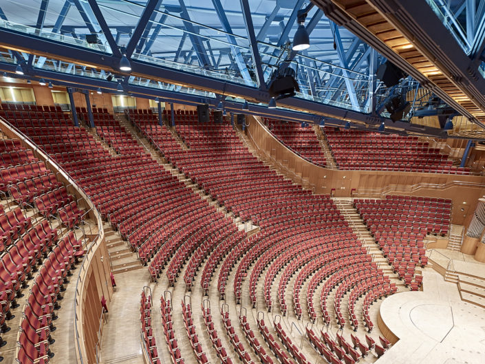 Philharmonie Innenaufnahmen, Köln, Deutschland || Guido Erbring, Architekturfotograf und Drohnenfotograf aus Köln