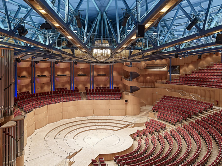 Philharmonie Innenaufnahmen, Köln, Deutschland || Guido Erbring, Architekturfotograf und Drohnenfotograf aus Köln