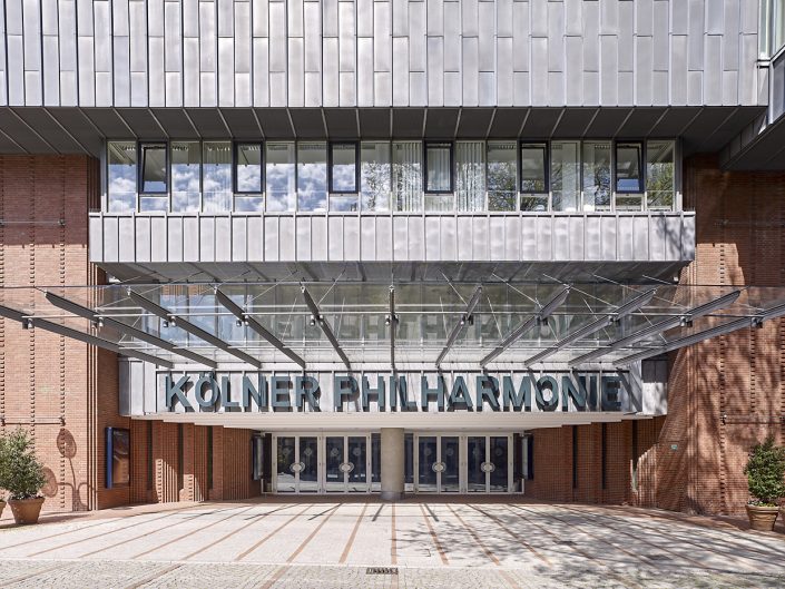 Philharmonie Köln, Aussenaufnahmen des Konzerthaus in Köln Deutschland || Guido Erbring, Architekturfotograf und Drohnenfotograf, Köln